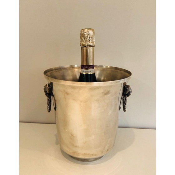 Image 1 of Vintage verzilverde champagne-emmer, 1900