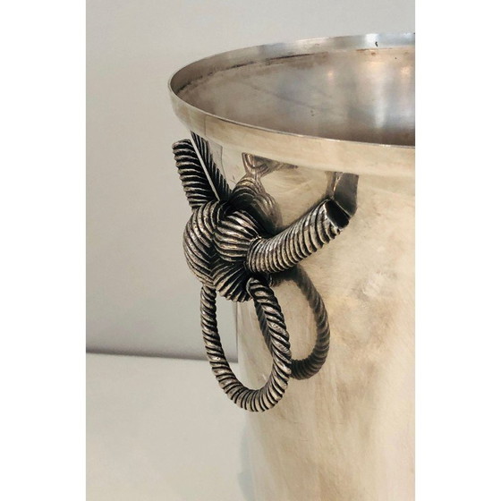 Image 1 of Vintage verzilverde champagne-emmer, 1900