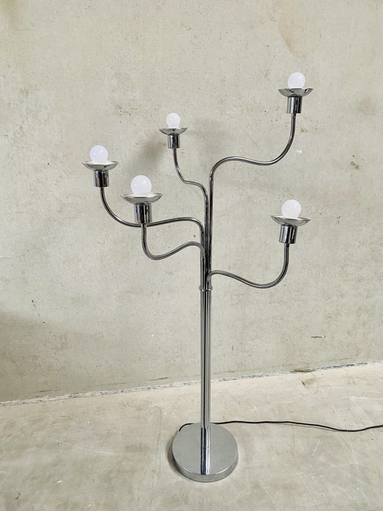 Image 1 of Italiaans Design Flexibele Vloerlamp Jaren 70