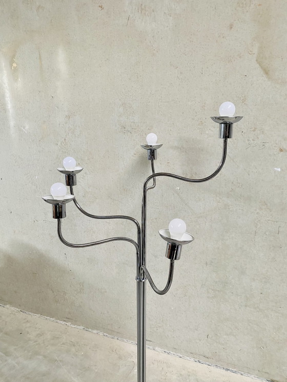 Image 1 of Italiaans Design Flexibele Vloerlamp Jaren 70