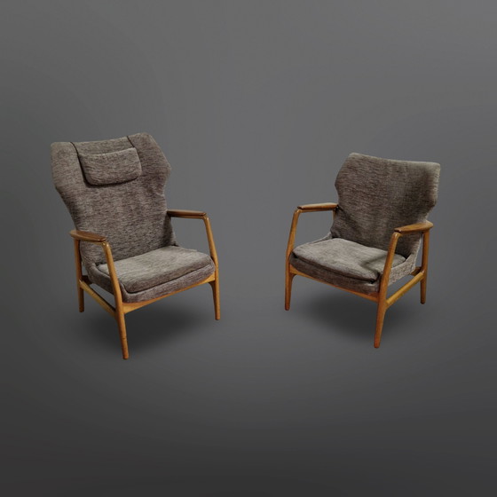 Image 1 of 2x Bovenkamp fauteuil by Henry Schubell en Arnold Madsen