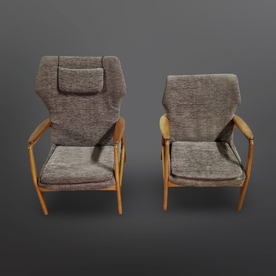 Image 1 of 2x Bovenkamp fauteuil by Henry Schubell en Arnold Madsen