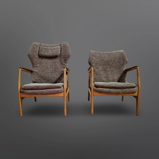 Image 1 of 2x Bovenkamp fauteuil by Henry Schubell en Arnold Madsen