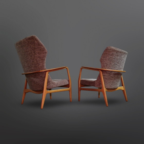 Image 1 of 2x Bovenkamp fauteuil by Henry Schubell en Arnold Madsen