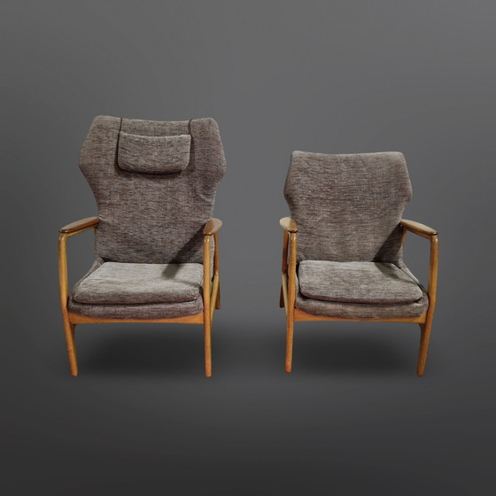 Image 1 of 2x Bovenkamp fauteuil by Henry Schubell en Arnold Madsen