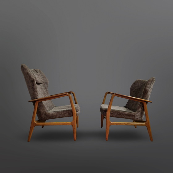 Image 1 of 2x Bovenkamp fauteuil by Henry Schubell en Arnold Madsen