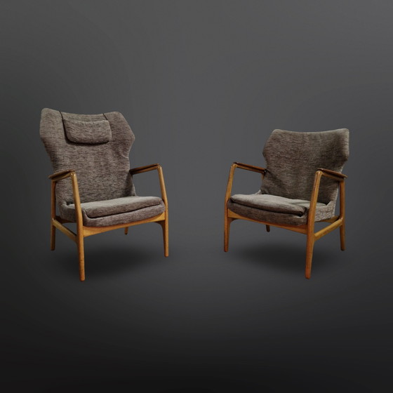 Image 1 of 2x Bovenkamp fauteuil by Henry Schubell en Arnold Madsen