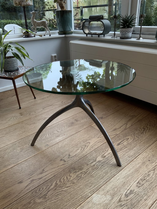 Alias Design Bijzet Tafel Model 951/Ab Tree Glas Met Polished Mat Ab