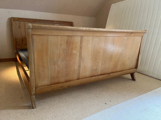 Image 1 of Vintage handgemaakt bed