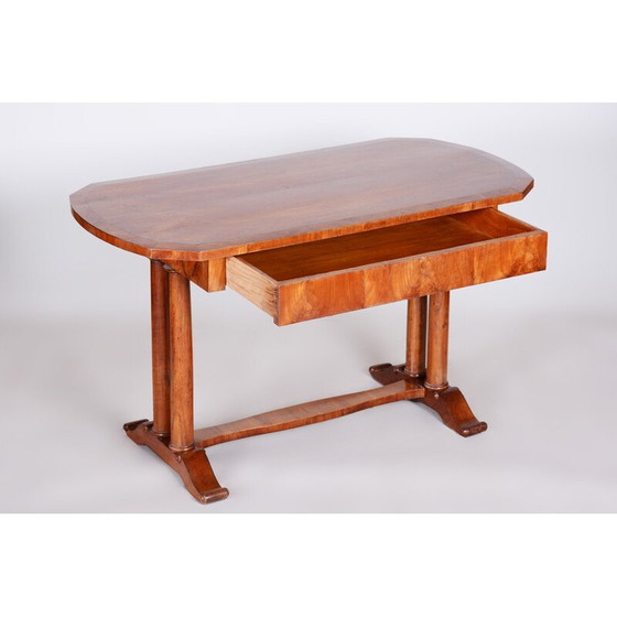 Image 1 of Mid century Oostenrijkse Biedermeier esdoorn schrijftafel, 1830