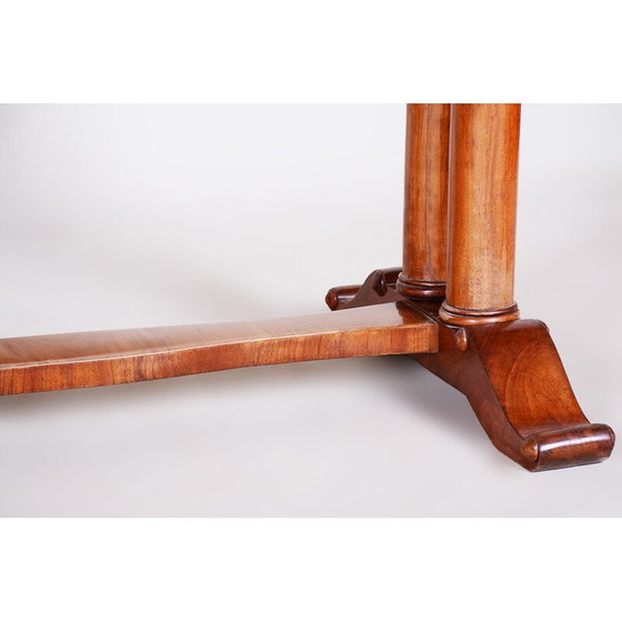 Image 1 of Mid century Oostenrijkse Biedermeier esdoorn schrijftafel, 1830