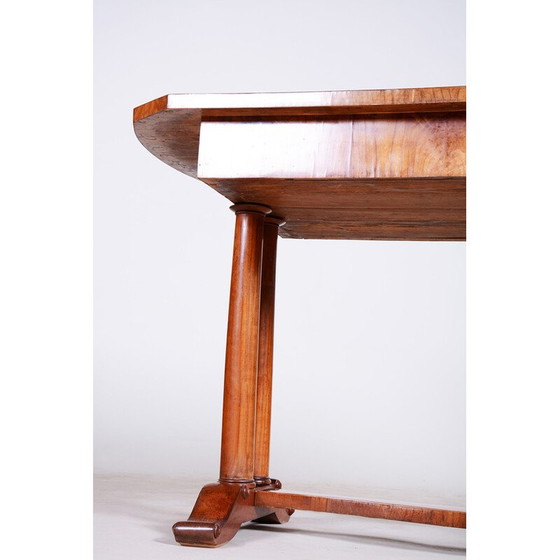 Image 1 of Mid century Oostenrijkse Biedermeier esdoorn schrijftafel, 1830