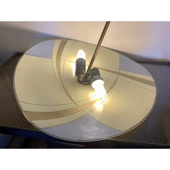 Image 1 of Vintage glazen hanglamp, 1960