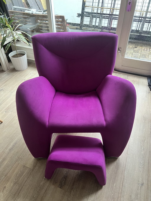 Leolux Echnaton Fauteuil En Hocker