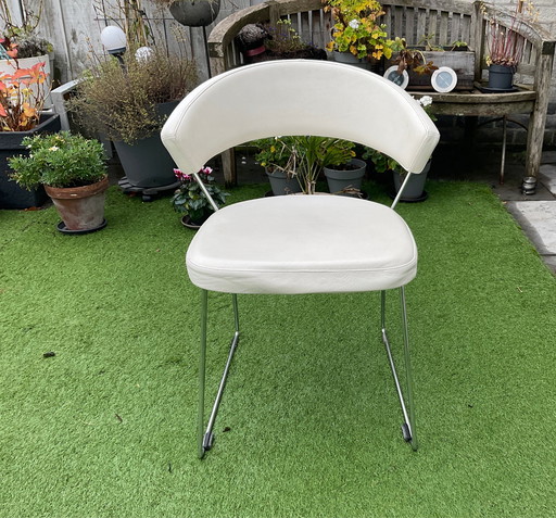 4 Italiaanse Calligaris design eetkamerstoelen