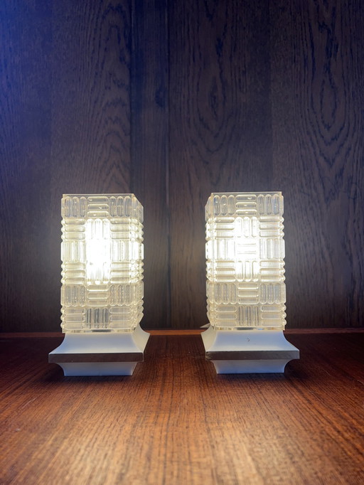 2X Vintage Bedlampje