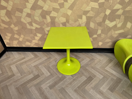 Image 1 of 3X Design Stoel Met Bij Passende Tafel 