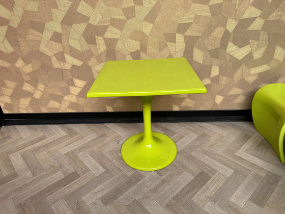 Image 1 of 3X Design Stoel Met Bij Passende Tafel 