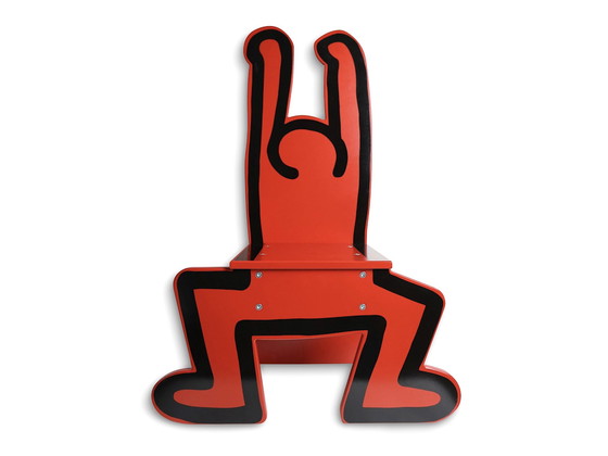 Image 1 of Keith Haring kinderstoel / decoratief object rood