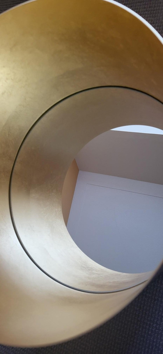 Image 1 of 2x Spiegel Punto Minotti Italia Goud - Prijs Vermeld Per Stuk