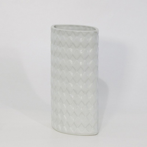 Image 1 of Scandinavische vintage vaas van harlekijn keramiek door Kaarina, 1958