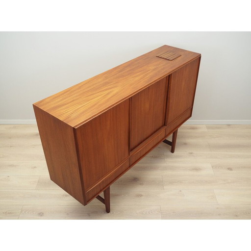 Vintage teakhouten highboard van E.W. Bach voor Sejling Skabe, jaren 1960