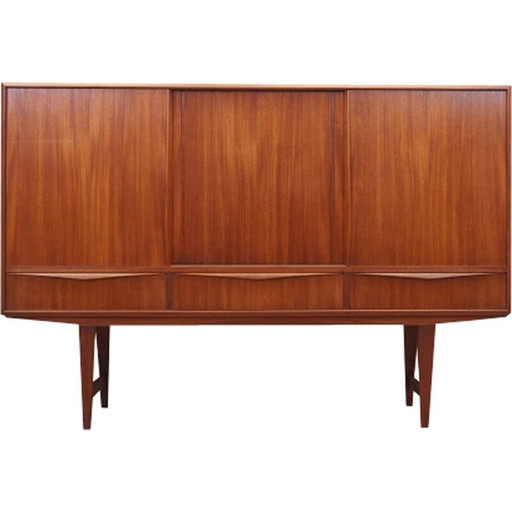Vintage teakhouten highboard van E.W. Bach voor Sejling Skabe, jaren 1960