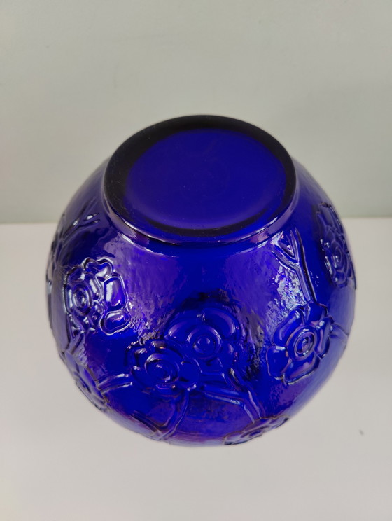 Image 1 of Vintage persglazen vaas