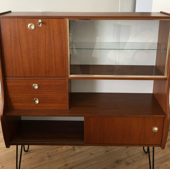 Image 1 of Vintage teak highboard / buffetkast