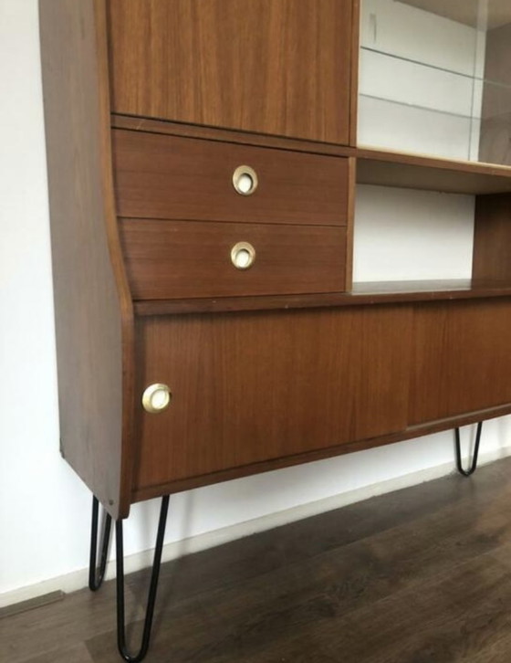 Image 1 of Vintage teak highboard / buffetkast