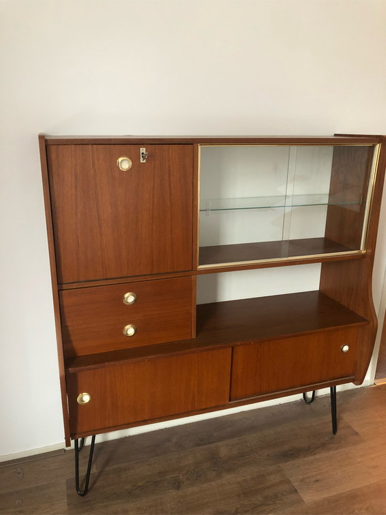 Image 1 of Vintage teak highboard / buffetkast