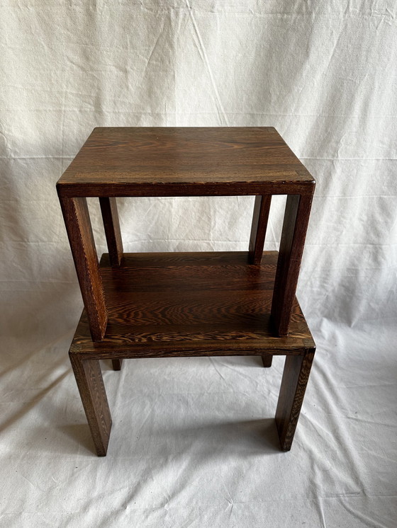 Image 1 of Vintage bijzettafels