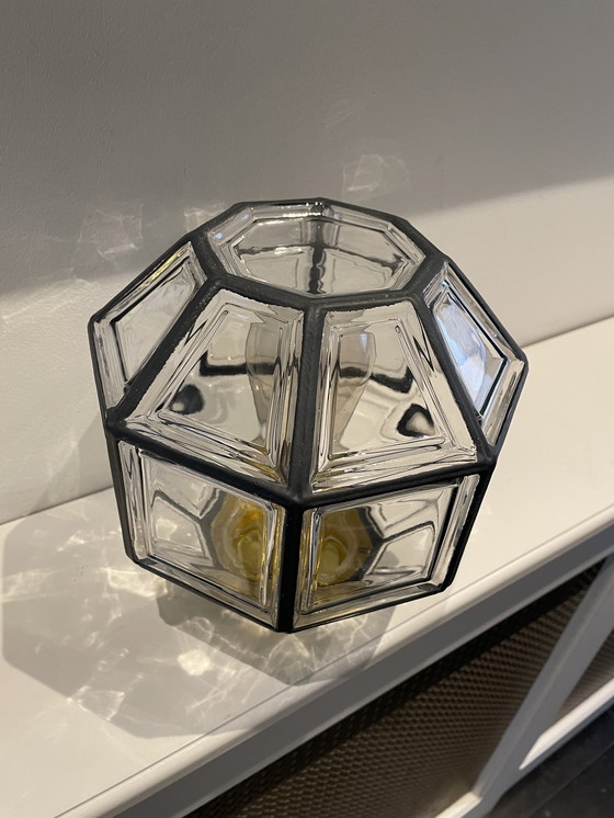 Image 1 of Limburg glashutte plafond lamp nr 2789 A381