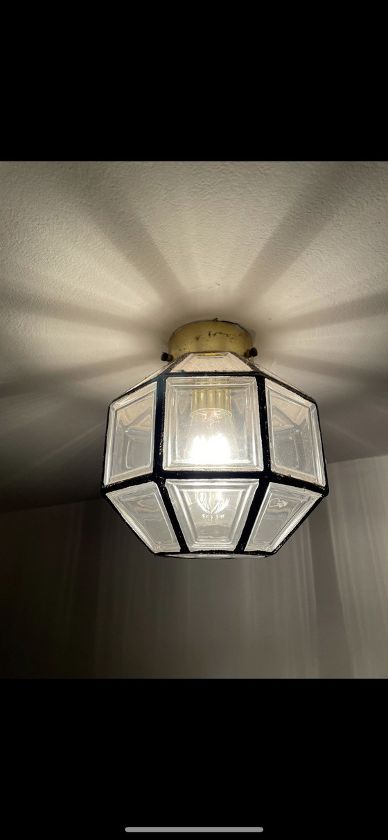 Image 1 of Limburg glashutte plafond lamp nr 2789 A381