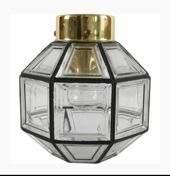 Image 1 of Limburg glashutte plafond lamp nr 2789 A381