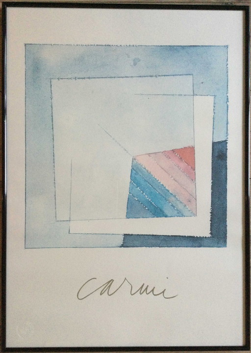 Eugenio Carmi | set van 2 litho's