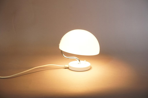 Witte Vintage architecten tafellamp, jaren 70