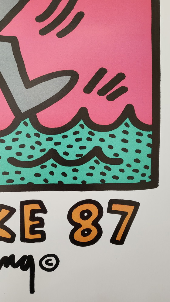 Image 1 of Keith Haring - Knokke 87 - Tentoonstellingsaffiche