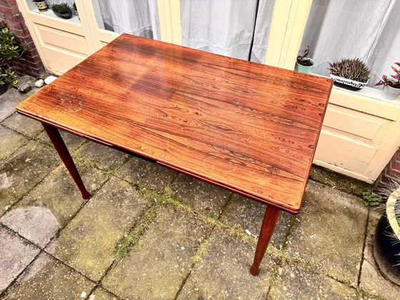 Image 1 of Vintage palissander tafel + stoelen