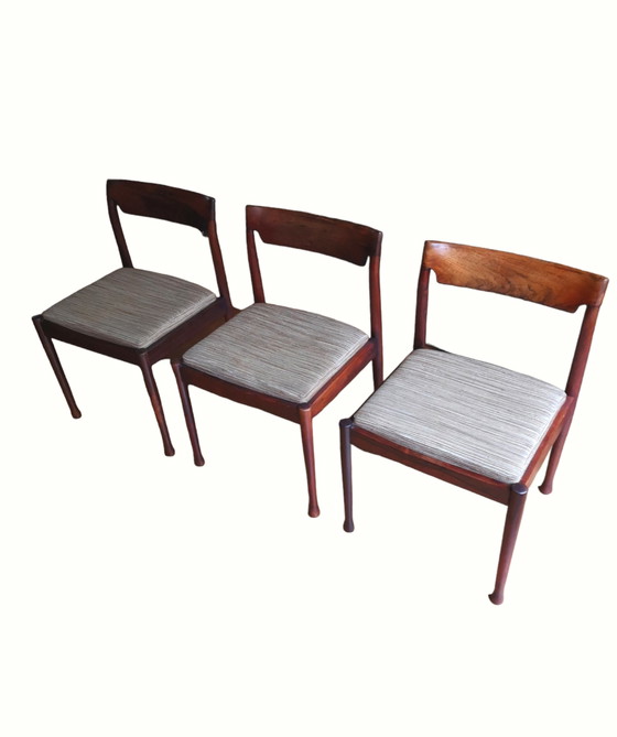 Image 1 of Vintage palissander tafel + stoelen