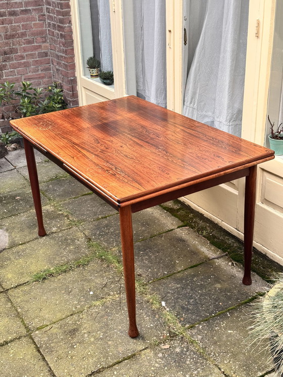 Image 1 of Vintage palissander tafel + stoelen