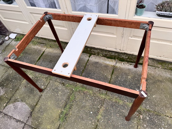 Image 1 of Vintage palissander tafel + stoelen