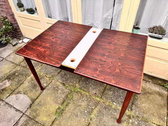 Image 1 of Vintage palissander tafel + stoelen