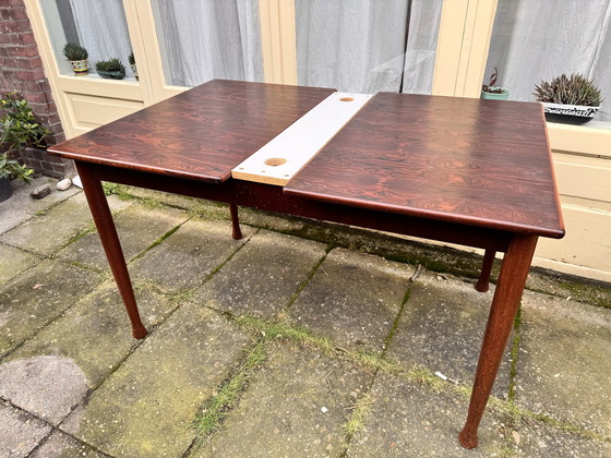 Image 1 of Vintage palissander tafel + stoelen