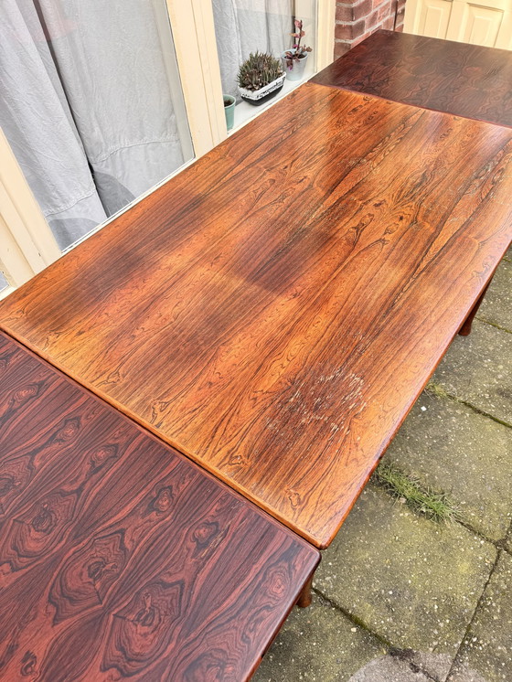 Image 1 of Vintage palissander tafel + stoelen