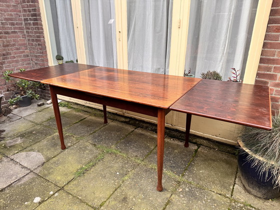 Image 1 of Vintage palissander tafel + stoelen