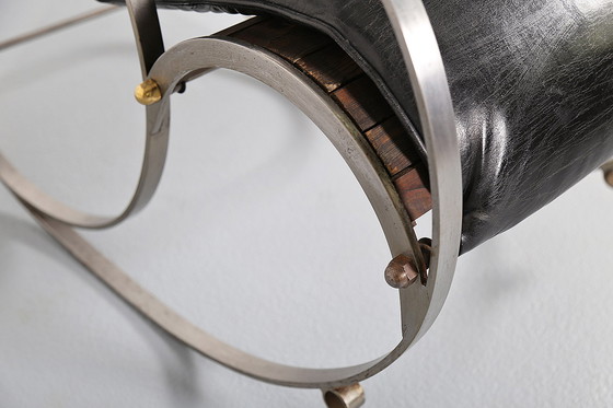 Image 1 of Vintage schommelstoel Peter Cooper voor RW Winfield