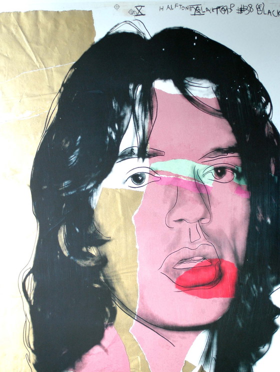 Image 1 of Andy Warhol - Mick Jagger offset - MuMoK, Wenen 2010.