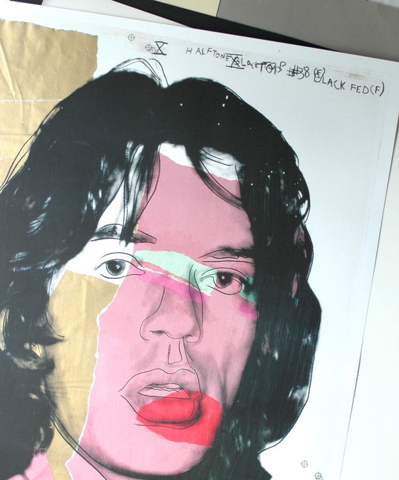 Image 1 of Andy Warhol - Mick Jagger offset - MuMoK, Wenen 2010.