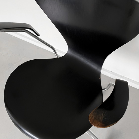 Image 1 of Fritz Hansen, Arne Jacobsen - Draaibare bureaustoel